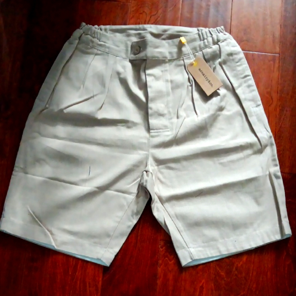 Mcnairy & Co Men's Size 32 Rugby Shorts Vintage White NWT